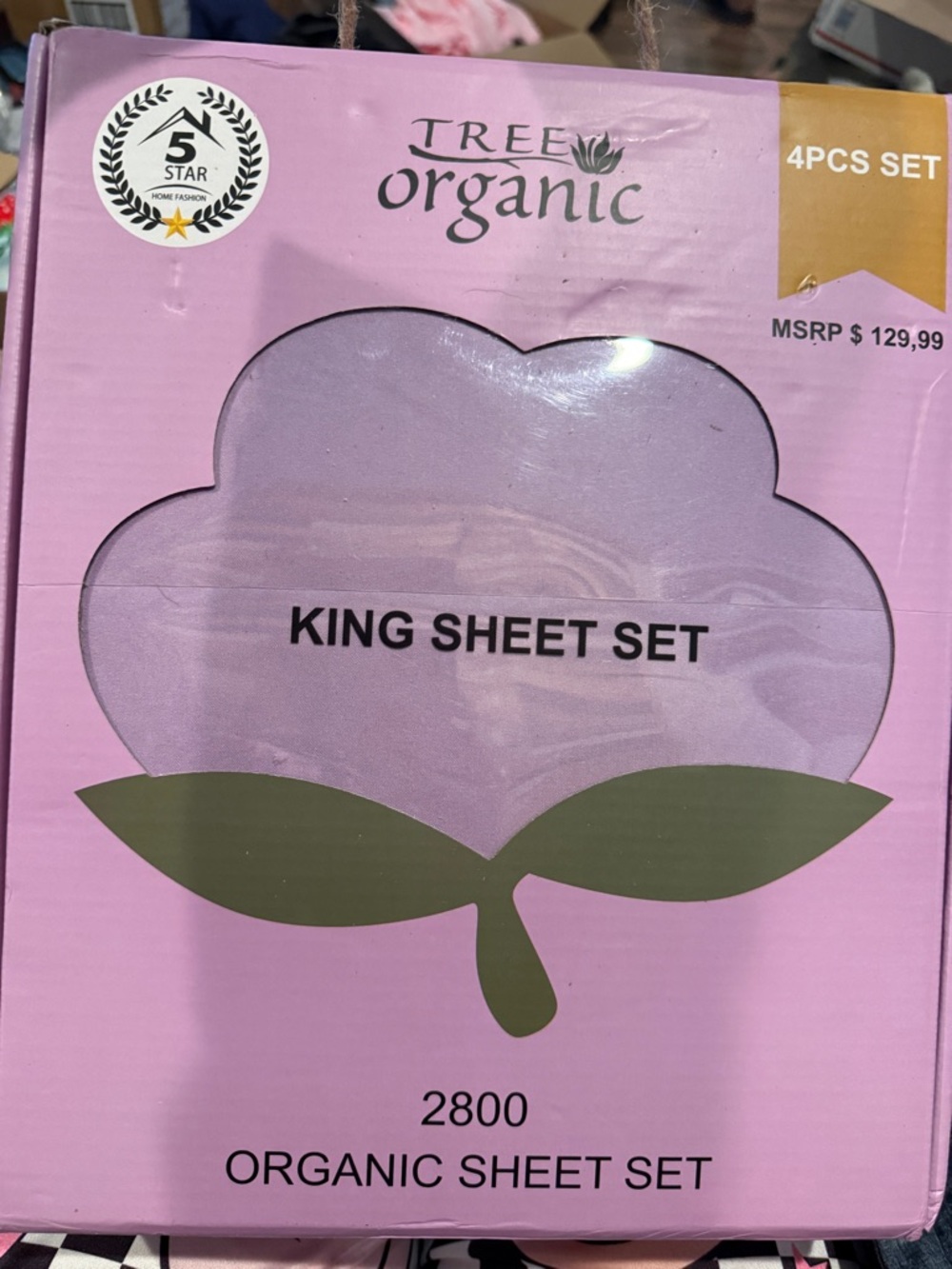 King Sheet Set - Lavender